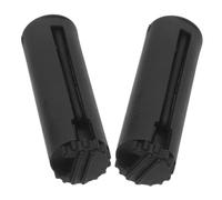 BELLIFFY 2pcs Abs Retractable Belt Ends with Secure Clip Mechanism Cylindrical Construction Belt Accessories for Crowd Control Event Management and Safety Barrier Systems