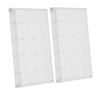 BELLIFFY 2pcs Acrylic Nail Bits Display Holder Nail Drill Bit Organizer Stand Practical Storage and Home Manicure Use