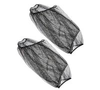 BELLIFFY 2pcs Adjustable Nylon Birdcage Net Cover Breathable Mesh Skirt Protector for Parrots Cockatiels Parakeets Removable Washable Cage Guard for Various Cage Circumference