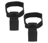 BELLIFFY 2pcs Ankle Golf Ball Holder Tool Black Hidden Golf Ball Trick Gadget for Men for On-course Use