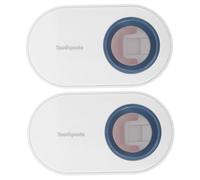 BELLIFFY 2pcs Automatic Toothpaste Dispenser Wall Mounted Holder Hands for Boys and Girls Bathroom Organizer