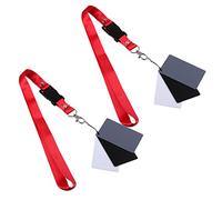 BELLIFFY 2pcs Black for Accurate Exposure Calibration Portable Photography Tool Neck Lanyard Strap for Digital Cameras and Video Filmmaking