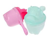 BELLIFFY 2pcs Boys and Girls Shampoo Rinser Cups for Hair Washing, Lightweight and Break-Resistant Pp and TPE Material with Cartoon Design, Essential Baby Shower Supply for Bath Time