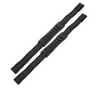 BELLIFFY 2pcs Car Handle Strap Black Nylon Rear Seat Assist Handle Easy to Install Wear-resistant Auto Interior for Vehicle Support