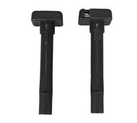 BELLIFFY 2pcs Car Headrest Guide Sleeves with 10mm Inner Diameter, Plastic Replacement Insert Tubes for Car Seat Headrest Pins, Tool-free Easy Installation, Suitable for Front and Rear