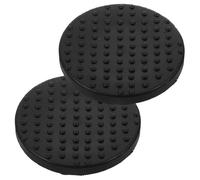 BELLIFFY 2pcs Car Lift Jack Pad Pump Wheel Rubber Lifting Jack Pad for Cars Hydraulic Pallet Pad Front Wheel Pallet Pad Floor Jack Rubber Pad