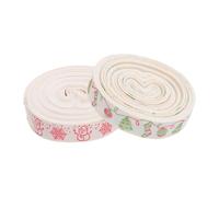 BELLIFFY 2pcs Christmas Cotton Ribbon for Gift Wrapping and Holiday Crafts Fade-Resistant Snowflake Snowman Patterns Vibrant Colors for Wreaths Stockings and Tree Decorations