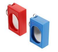 BELLIFFY 2pcs Dog Training Clicker Compact Portable Clickers for Agility Training Potty and Multi-pet Use Red Blue Easy to Carry and Store Scientifically Backed Method