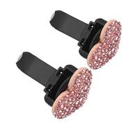 BELLIFFY 2pcs Heart Shaped Car Vent Diffuser Clips Creative Air Outlet Freshener Decorative Aroma Ornament for Car Interior Present for Mothers Girlfriends and