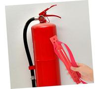 BELLIFFY 2pcs Heavy-duty Fire Extinguisher Wall Mount Bracket Iron Holder Adjustable Fit for Extinguishers Compact Space-saving Design for Office Vehicles and Home Safety