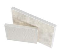 BELLIFFY 2pcs Honeycomb Soldering Boards Set Small Large Square Fireproof Bricks for Jewelry Soldering, High Temperature Resistant Casting Welding Mat for Jewellers