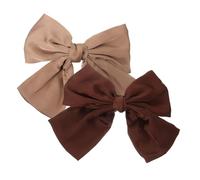 BELLIFFY 2pcs Large Girls Hair Bows Fashionable Bow Hair Clips for Everyday Wear for Weddings Birthdays Daily Life Lightweight Design