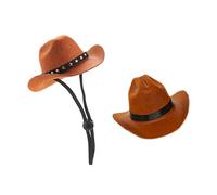 BELLIFFY 2pcs Lightweight Dog and Cat Decorative Hats Fashion Pet Costume Accessories for Parties Portraits and Events