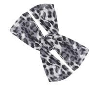 BELLIFFY 2pcs Lightweight Leopard Print Hair Bun Maker Lazy Curler for Thin Hair for Daily Wedding Graduation Birthday