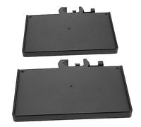 BELLIFFY 2pcs Microphone Sound Card Trays Multifunctional Storage Holders for Mic Stand and Accessories High Load Capacity Wear-resistant Material Large Small