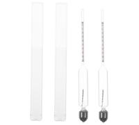 BELLIFFY 2pcs Milk Hydrometer Lactometer for Home Use Manual Lactate Precise Liquid Measure Tool Easy-read Dairy Lactate Tester and Reusable