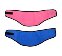 BELLIFFY 2Pcs Pet Cooling Collar Scarf Lightweight Breathable Ice Bandana for Dogs Cats Summer Outdoor Walking Safe Cooling Neckerchief for Thick Pets