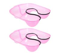 BELLIFFY 2pcs Plastic Hairdressing Medicine Tray Neck Rest for Salon Hair Washing and Hair Perming and Dyeing