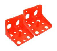 BELLIFFY 2Pcs Plastic Livestock Feeding Boxes with Skid Base and Fixed Salt Block Holder Cattle Sheep Mineral Lick Brick Feeders for Farm Use Easy to Clean and Reusable