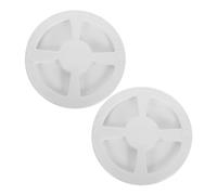 BELLIFFY 2pcs Plastic Toilet Dispenser Knobs for Tissue Boxes Fit Decorative Paper Box Knobs Smooth Turning Replacement Accessories for Bathroom and Kitchen