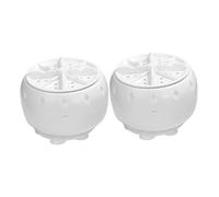 BELLIFFY 2pcs Portable Mini Washing Machine Usb Charging with Agitator, Plastic Compact Washer Spinner for Home, Travel, Camping, Apartment Use