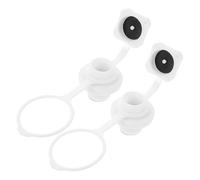 BELLIFFY 2pcs PP Kayak Valves Lid Replacement Air Cover for Inflatable Boats Portable Spiral Air Plugs with Easy Installation Wear-resistant Valve Caps for Pool and Dinghy Accessories