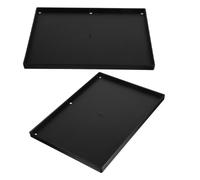 BELLIFFY 2pcs Projector Tray Projector Holder Multifunctional Plastic Platform with 1/4 Interface Hole Thread Diameter Spacesaving Solution for Home Office Professionals Black