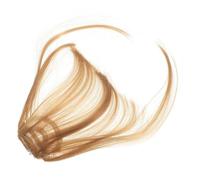 BELLIFFY 2pcs Realistic Human Hair Bangs Clip Women Fake Fringe Soft Touch Hair Extensions