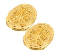BELLIFFY 2pcs Retro Zinc Alloy Letter Heads for Wax Seal Metal Sealing Heads with Design Precision Crafted for Wedding Invitations Letters and Gift Packaging