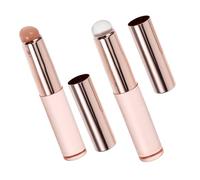 BELLIFFY 2pcs Silicone Nail Powder Applicator Brush for Manicure Nail Art with Soft Silicone Tips for Salon and Home Use