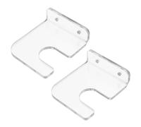 BELLIFFY 2pcs Skateboard Hanger Wall Mount: Acrylic Wall Mounted Skateboard Holder - Modern Acrylic Snowboard Storage Rack Hanger