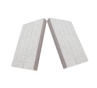 BELLIFFY 2PCS Small Animal Grinding Stone for Paw Health Lava Chew Rock Nail File Board for Rabbits Guinea Pigs Hedgehogs Compact Foot Pad Cage for Bunny Nail Trimming and Claw Care