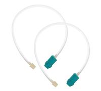 BELLIFFY 2pcs Transparent Cupping Extension Tubes for Vacuum Pump Hand Pump Replacement Parts Versatile Home Cupping Accessories with Compact Design for Dry and Wet Body