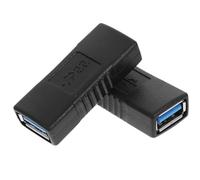 BELLIFFY 2pcs USB Female to Female Adapter Metal Connector High-speed Data Transfer USB Extension Converter Laptop and Multi-device Use