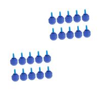BELLIFFY 2sets Airstones for Aquarium 20x20mm High Dissolved Oxygen Rate Bubble Diffuser Set 10pcs*2