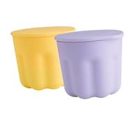 BELLIFFY 2sets Silicone Makeup Brush Cleaning Bowl Cleansing Box for Care Compact Design for Storage for Makeup Cleaning