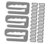 BELLIFFY 30pcs Barber Cape Clips for Hairdressing Cape Travel Straps Buckle for Suitcase Sanitary Material Easy to Clean Professional