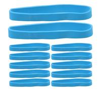 BELLIFFY 30pcs Blue Snowboard Binding Brake Retainers Strap Lightweight Ski Binding Brake Bands for Winter Sports Compatible with Ski Models Portable Boot Carrier Straps for Secure