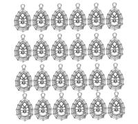 BELLIFFY 30pcs Hollow Spider Web Pendants Vintage DIY Charm for Handmade Jewelry Crafting Alloy Halloween Accessories