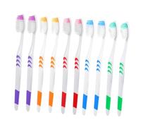 BELLIFFY 30pcs Portable Disposable Toothbrushes with Soft Bristles for Travel and Home Use Lightweight Hotel Oral Care Essentials for Plaque Removal and Daily Teeth Cleaning