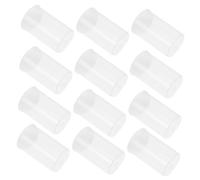 BELLIFFY 30Pcs Transparent Plastic Film Canisters with Caps Camera Reel Storage Containers for Photography Enthusiasts Compact Organizer for Small Items and Travel
