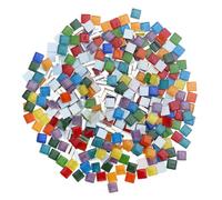 BELLIFFY 360 Pcs Colorful Glass Mosaic Tiles for DIY Handmade Puzzle Crafts Scratch-Resistant Environmental Art Supplier for Home Decoration and Creative Projects