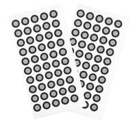 BELLIFFY 3d Scanning Reflective Points Marker Stickers for 3d Scanner Use, Sturdy Pet Reflective Film, Suitable for Reverse Engineering and Inspection, 2 Sheets with 50 Stickers Each