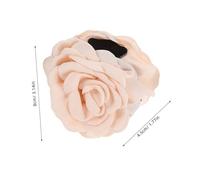 BELLIFFY 3pcs Big Rose Hairpin Flower Hair Accessories for Women Beach Hair Clips Vacation Claw Clips for Summer Events