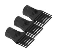 BELLIFFY 3pcs Blow Dryer Nozzle Plastic Hairdressing Comb Nozzle for Creating Curly Looks Comfortable Hold Professional Styling Salon Accessory