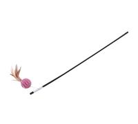 BELLIFFY 3pcs Colorful Cat Teaser Stick Cat Toy for Kittens and Random Colors Interactive Pet Supplies for Engaging Playtime and Bonding Activities