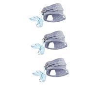 BELLIFFY 3pcs Hedgehog Harness Guinea Pig Vest Small Pet Harness Cotton Pet Chest Strap Easy-on/off Straps
