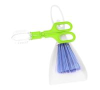 BELLIFFY 3pcs Mini Broom and Dustpan Set Scooper Reptile Cleaning Tool for Cage Waste Removal Small Pet Poop Cleaner for Hamsters Rabbits Bearded Dragon and Guinea Pigs