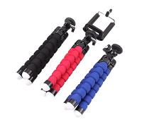 BELLIFFY 3pcs Octopus Tripod for Smartphone Flexible Sponge Camera Stand Lightweight Phone Holder Selfie Travel Tripod Screw