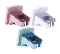 BELLIFFY 3pcs Wall Hair Dryer Rack Bathroom Hair Dryer Storage Rack for Wall Mounted Use